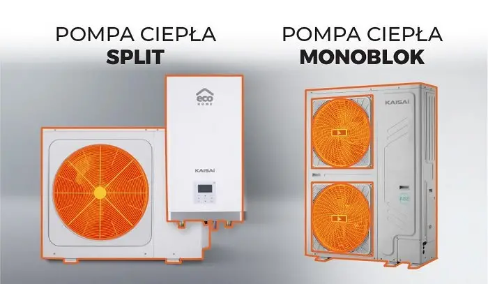 pompa ciepła split i monoblok